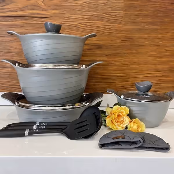 سرویس قابلمه 11 پارچه یونیک مدل رز