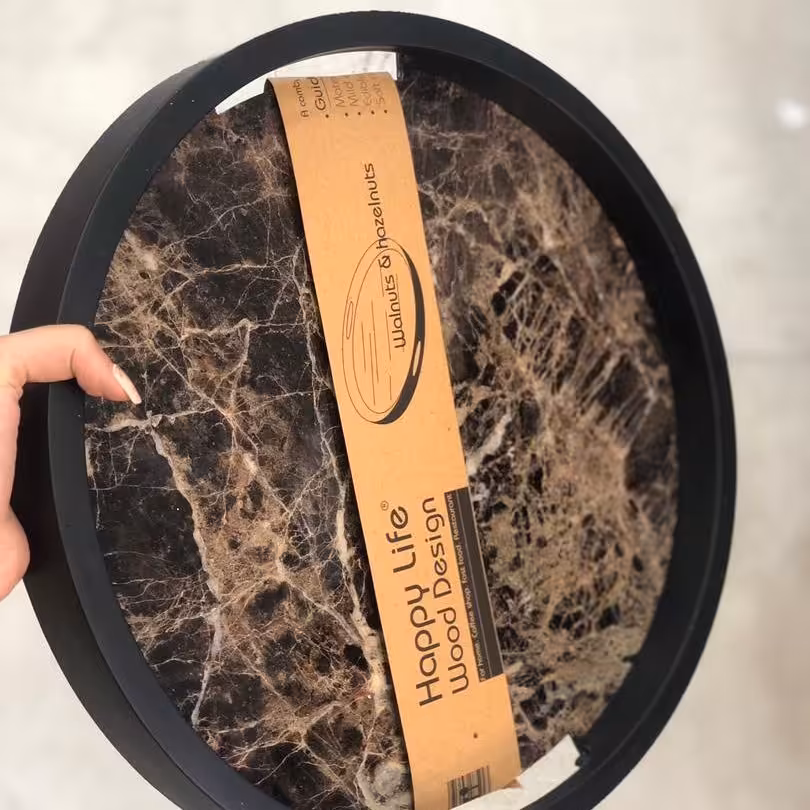 سینی متالیک گرد با ارسال رایگان