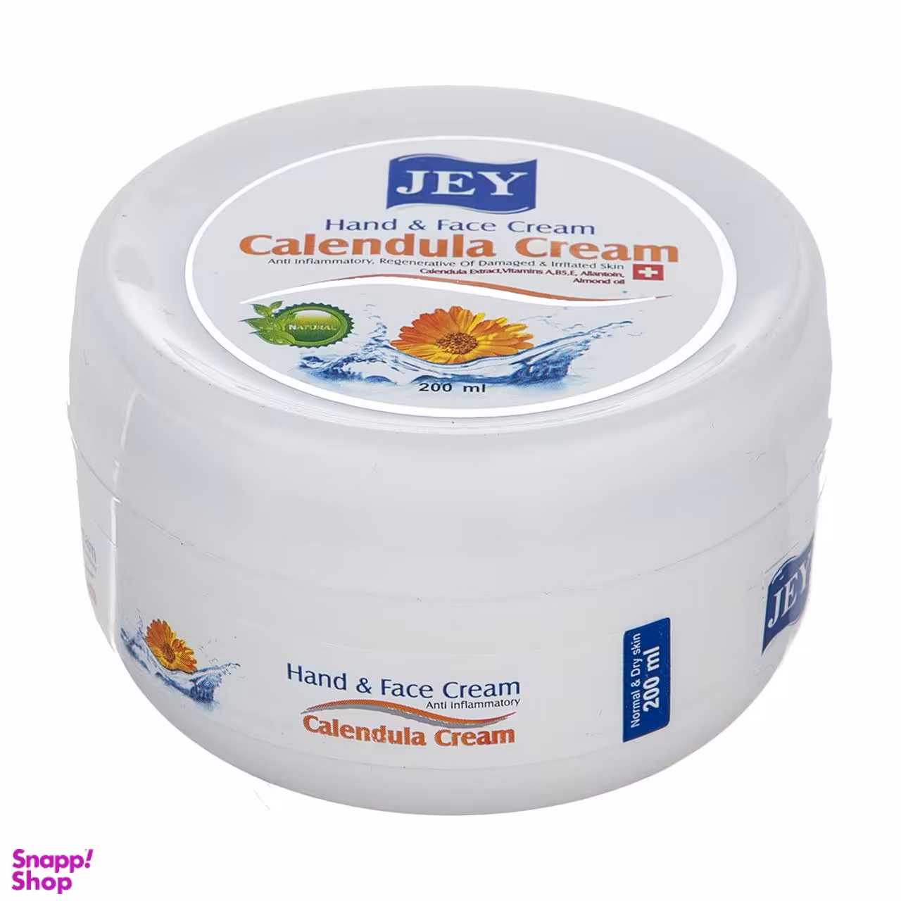 کرم دست و صورت جی (jey) مدل Calendula حجم 200 میلی‌لیتر