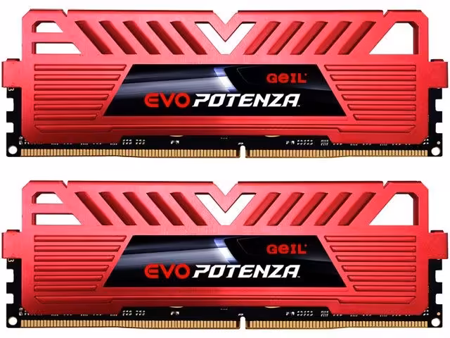 رم کامپیوتر 16 گیگابایت DDR4 دو کاناله 3200 مگاهرتز گیل EVO POTENZA