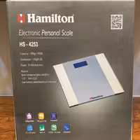 ترازو حمام کرم سیلور همیلتون مدل 4253