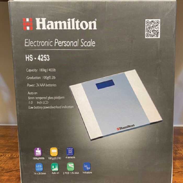 ترازو حمام کرم سیلور همیلتون مدل 4253