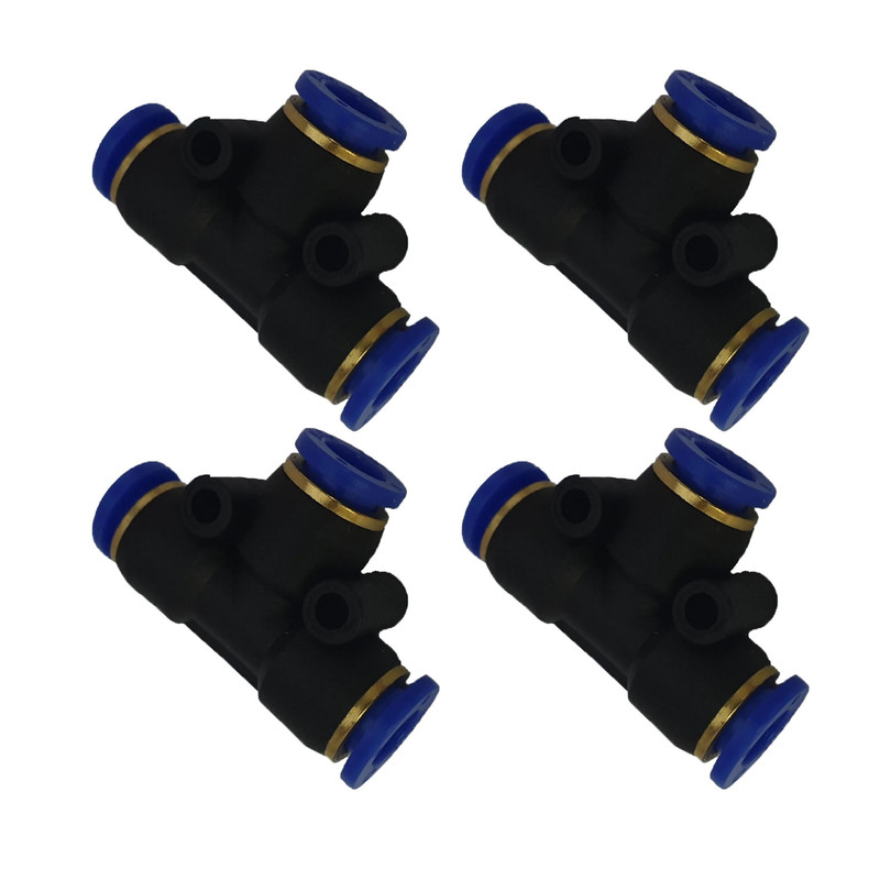 اتصال سه راهی پنوماتیک مدل P1 مجموعه 4 عددی