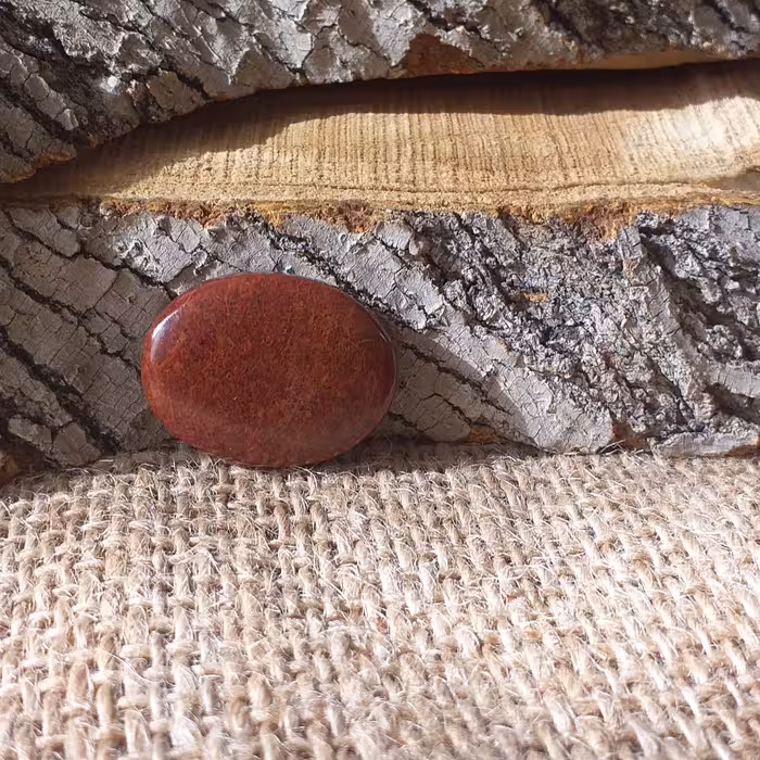 نگین جاسپر قرمز ابدار