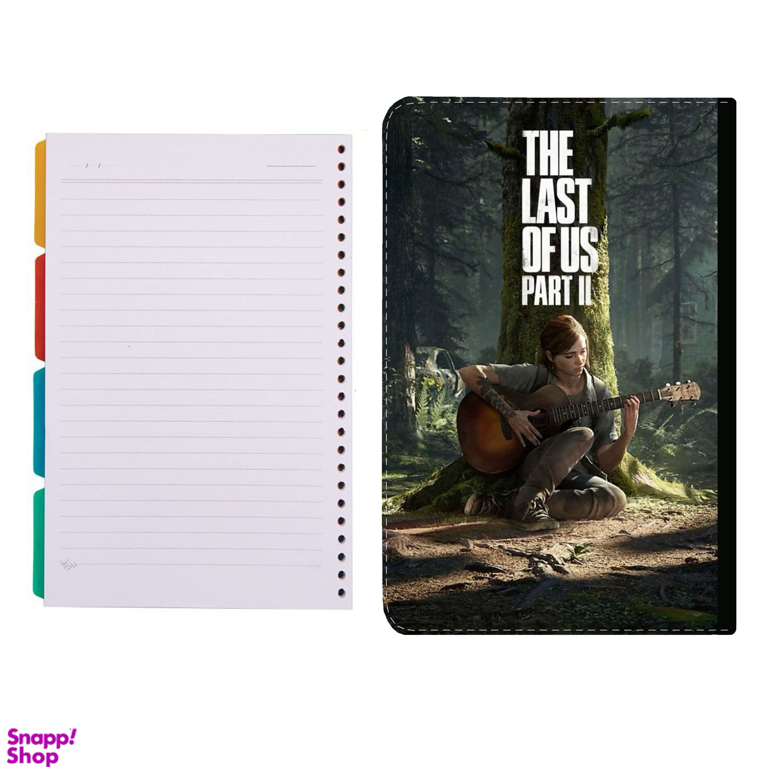 کلاسور طرح Last Of Us کد 082 به همراه کاغذ کلاسور