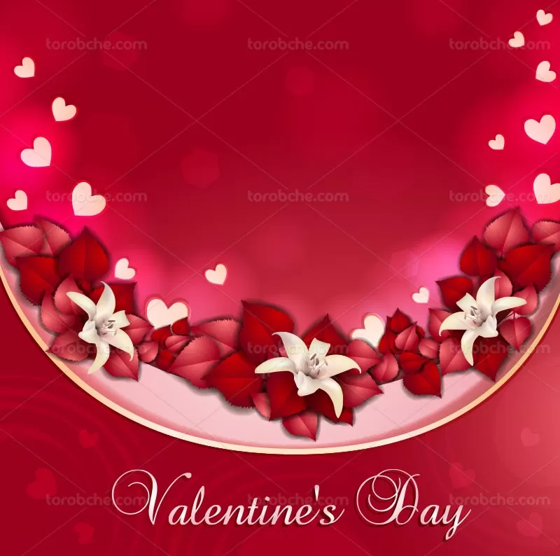 وکتور ولنتاین با کیفیت | گرافیک با طعم تربچه