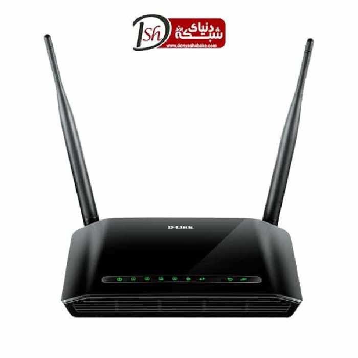 مودم روتر ADSL2 Plus بی‌ سیم N300 دی-لینک مدل DSL-2740U - دنیای شبکه برتر