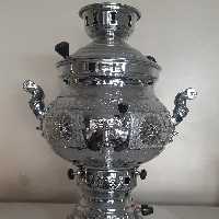 سماور 8 لیتری قلم زنی شده برند شبنم