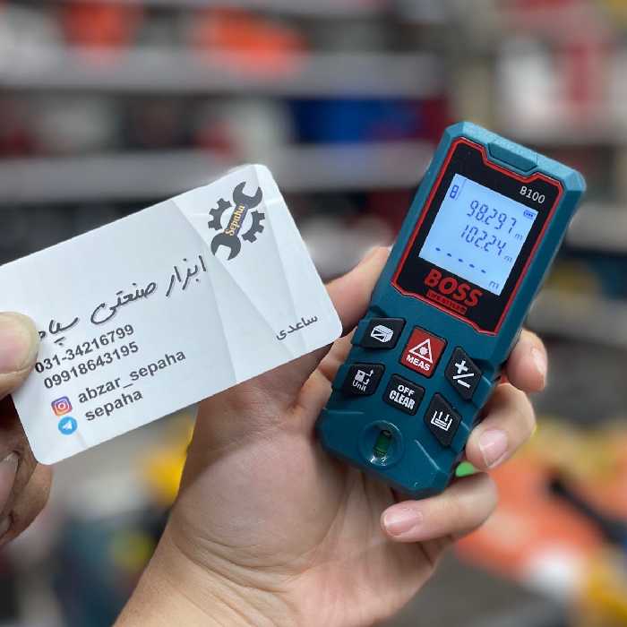 متر لیزری 100 متری بسیار با دقت و کیفیت مارک BOSS