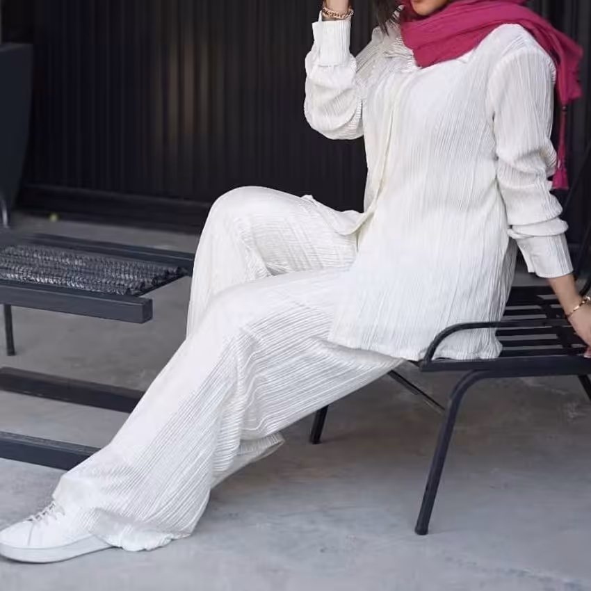 ست شومیز شلوار  ساتن درجه یک