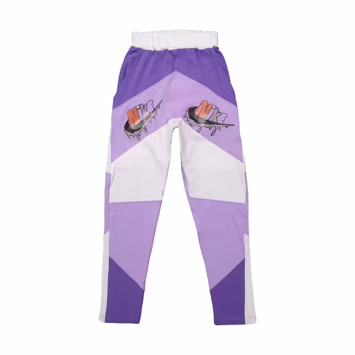 شلوار دخترانه تیکه دوزی شده بنفش