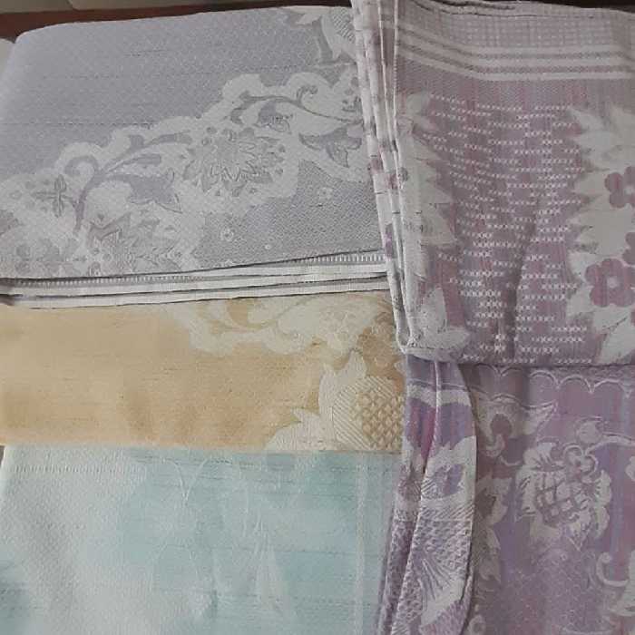 زیرسفره ای نخی روسی،نسوز  ،3 متری در سه رنگ زرد ،سبز،بنفش کمرنگ