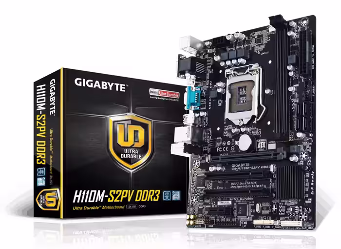 مادربرد گیگابایت MOTHERBOARD GIGABYTE GA-H110M-S2PV