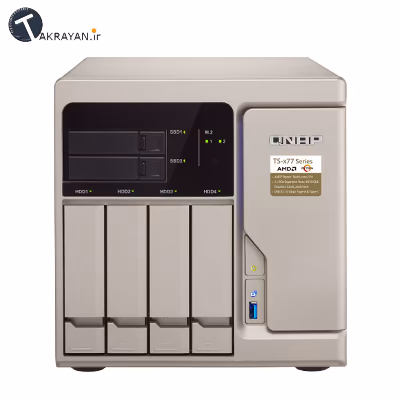 قیمت خرید NAS / ذخیره ساز تحت شبکه کیونپ QNAP TS-677 | Ram 8GB