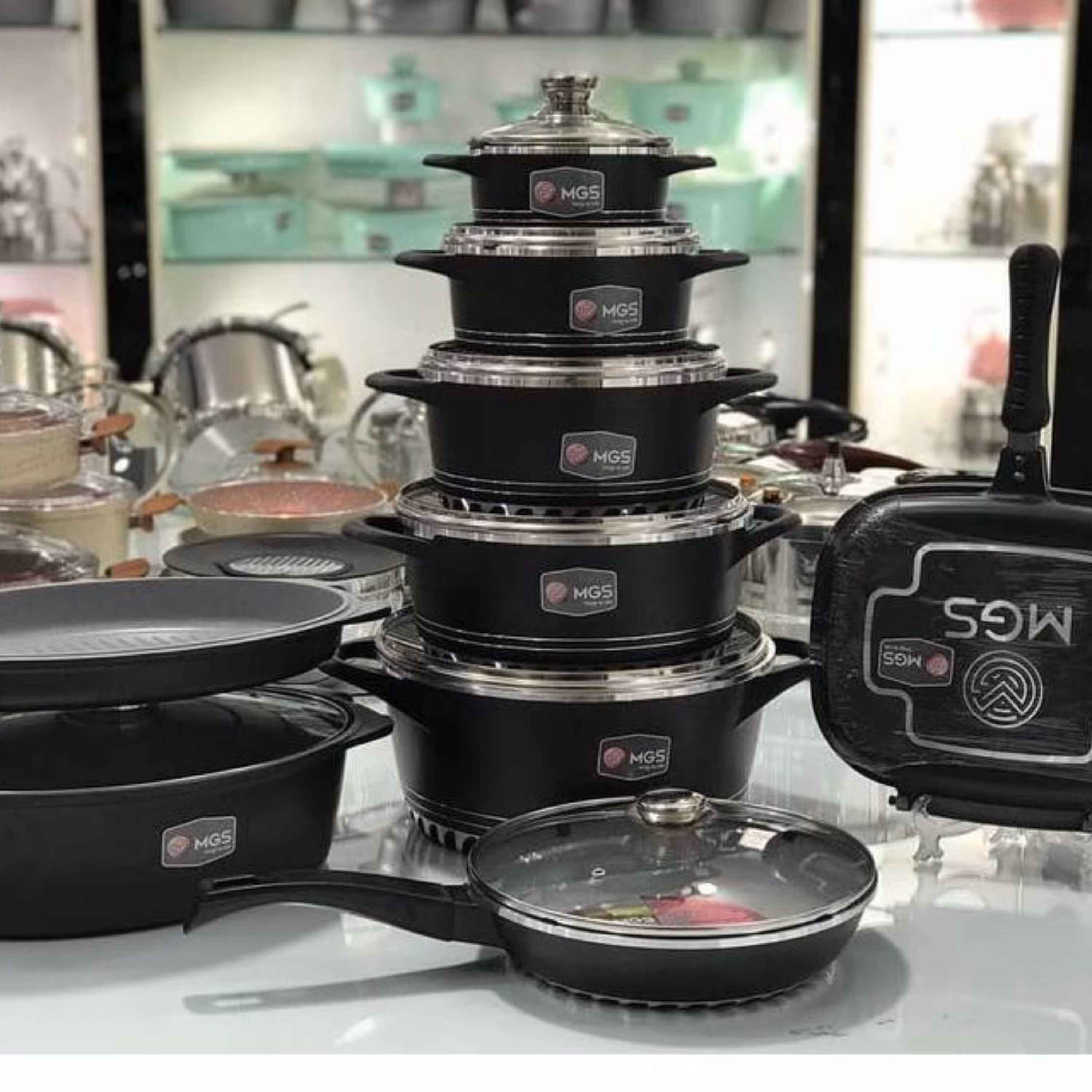 سرویس قابلمه 20 پارچه Mgs مدل کف رینگی