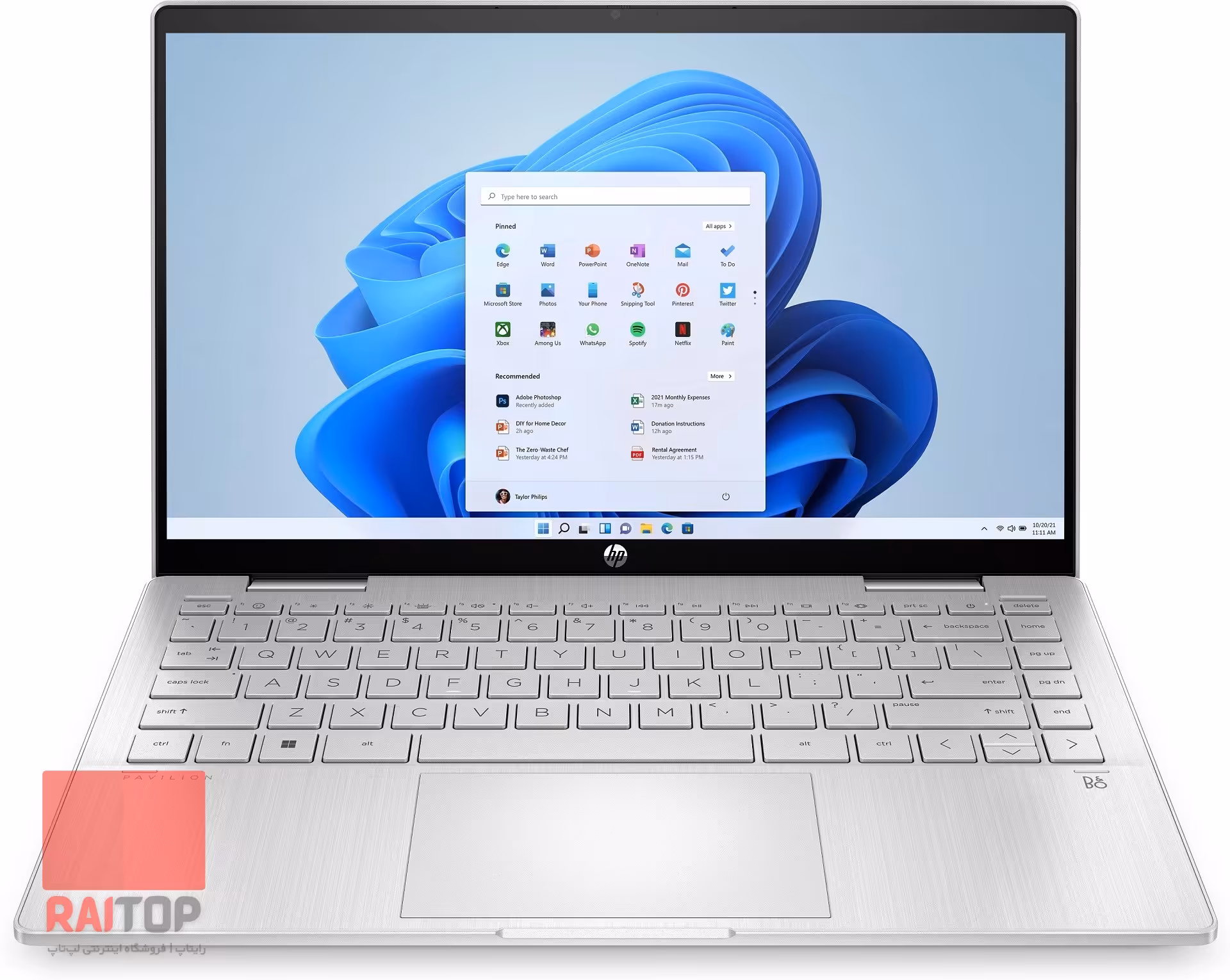 مشخصات، قیمت و خرید لپ تاپ 14 اینچی HP مدل Pavilion x360 14-ek0 12th - رایتاپ