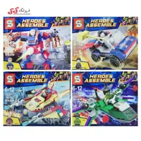 لگو ست 4 عددی اونجرز اینفینتی وار heroes برند اس وای SY994
