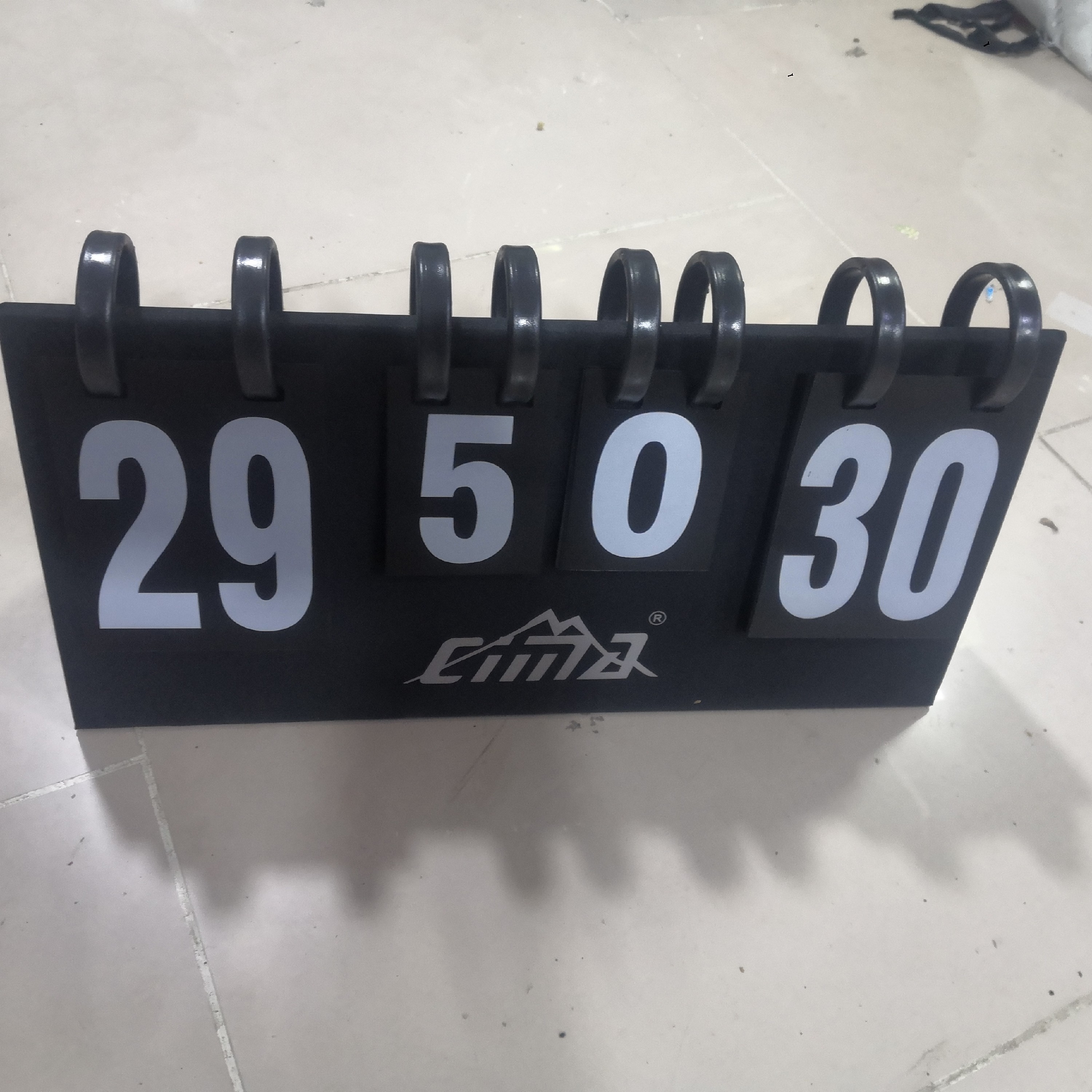 تابلو شماره انداز اعلا خارجی با حلقه بسیار مقاوم تاشو  با ارسال رایگان 