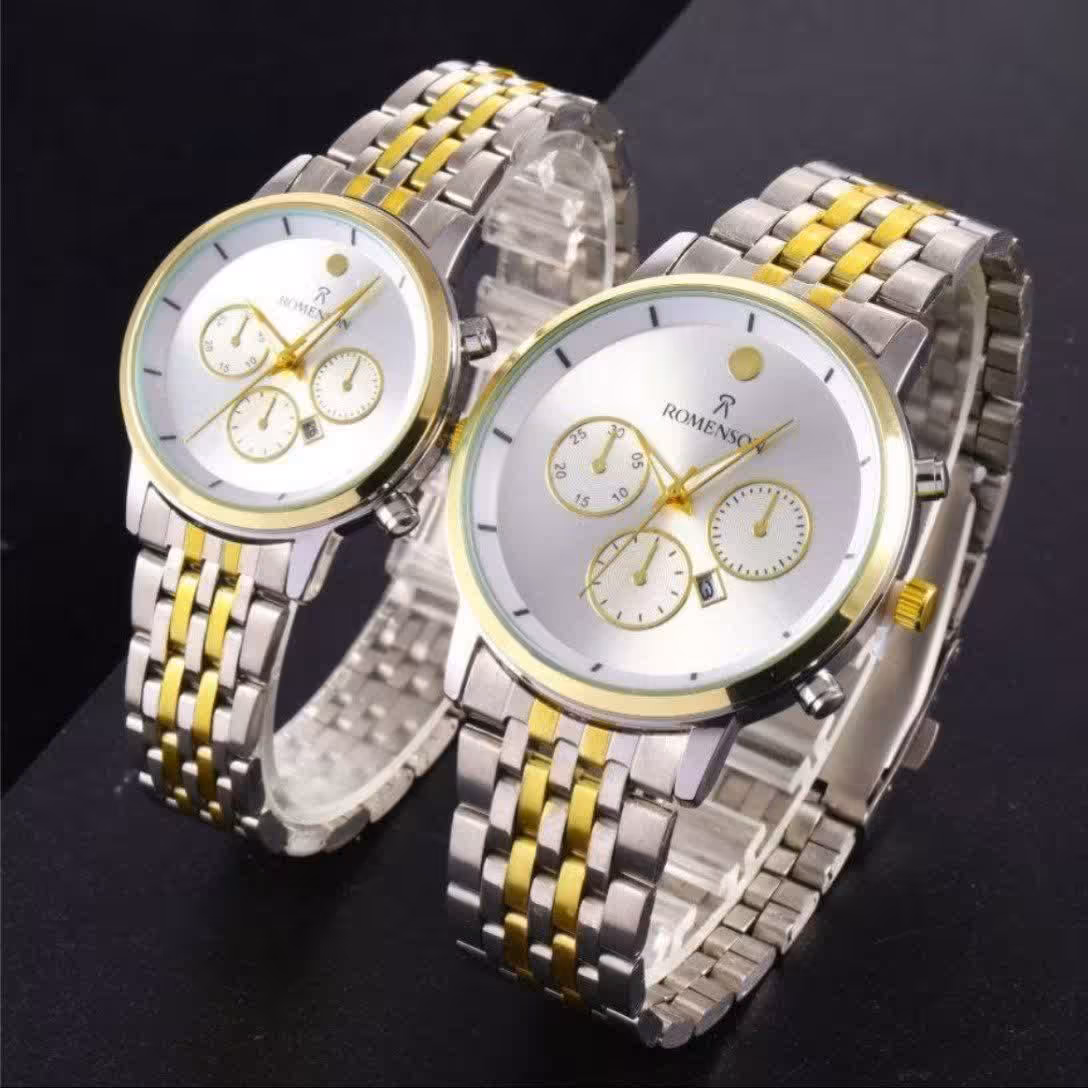 ست ساعت بند فلزی رومانسون 