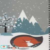 دفتر یادداشت خط دار فانتزی 100 برگ نشر الیپون قطع وزیری | ایده بوک