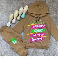 هودی و شلوار  سایز 45,50,55,60 جنس نخ پنبه