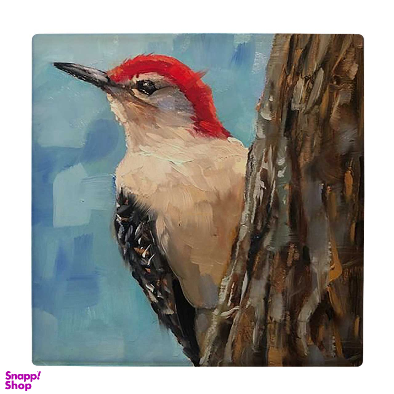 زیر لیوانی طرح نقاشی پرنده کد 5849930_4324