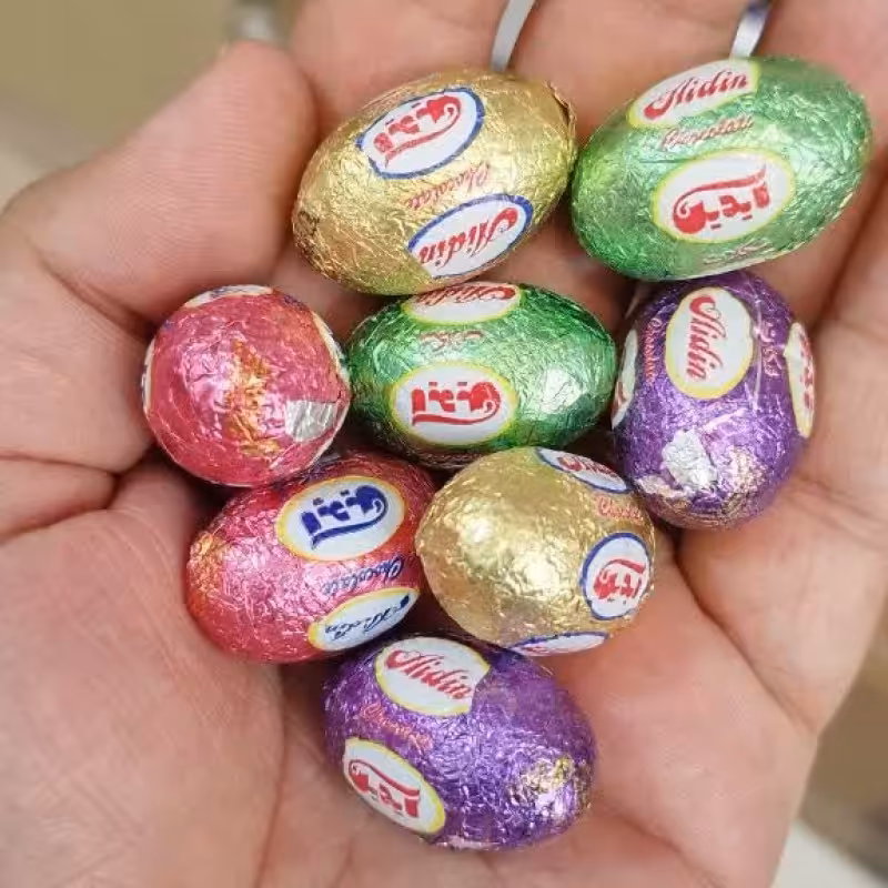 شکلات تخم مرغی مغزدار آیدین 