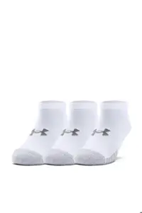 جوراب ورزشی سفید مردانه و زنانه بزرگسالان ® NO SHOW 3 بسته 100 Under Armour