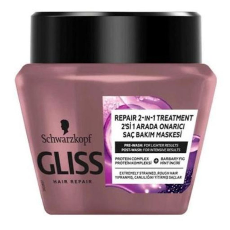 ماسک مو گلیس مناسب موهای آسیب دیده GLISS