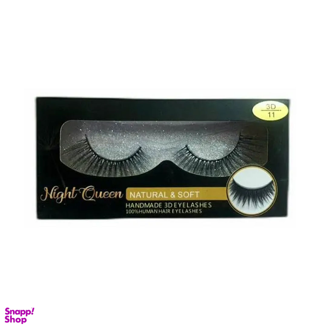 مژه مصنوعی مدل Night Queen 3D شماره 11