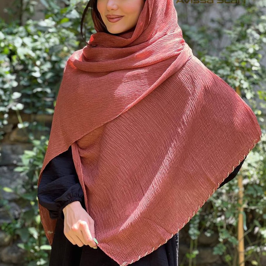 شال پلیسه شاین دار 5 کد 54238