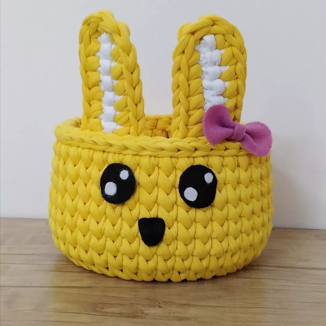 سبد تریکو خرگوشی 🐰🐰