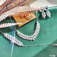 سرویس طرح گل گندمی نقره عیار 925 کد 39002