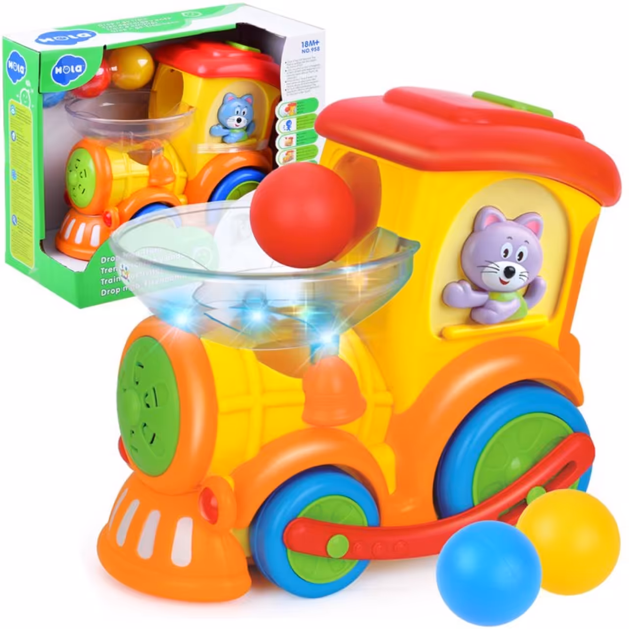 بازی آموزشی هولا مدل قطار کد 958