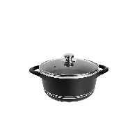 ‫قابلمه سایز 16 گرانیت طرح ایتالیا B‬‏ برند ام جی اس MGS کد کالا/رنگ مشکی