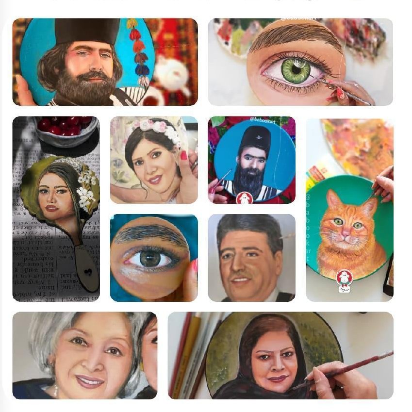 آموزش مقدماتی و پیشرفته نقاشی روی سفال و چوب