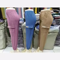 شلوار کنفی برند Fancy شلوار زنانه خنک تابستانی بدون آبرفت فری سایز مناسب برای سایز 36 و 38 در 10 رنگ