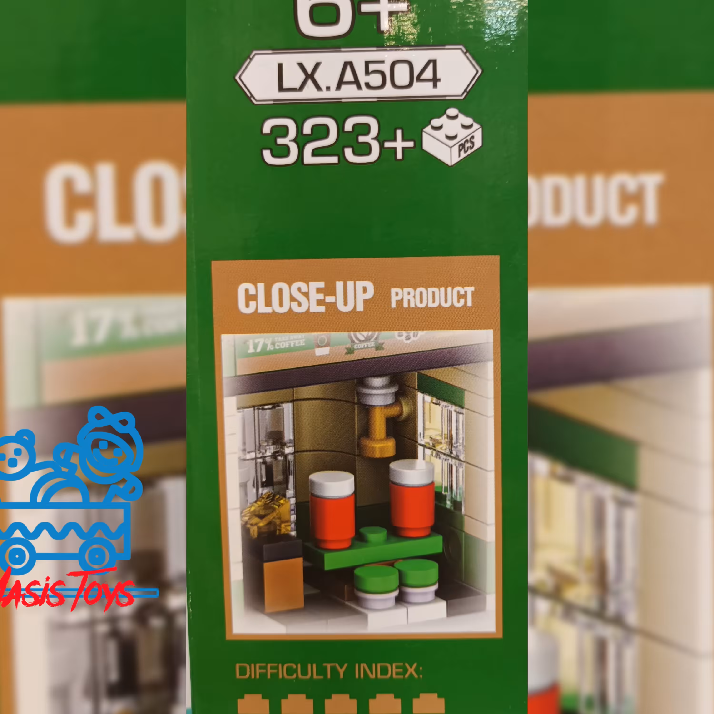 لگو کافه از سری لگوهای سیتی جنس خوب وارداتی یسرگرمی جذاب وفکری برای گروه سنی شش سال به بالا