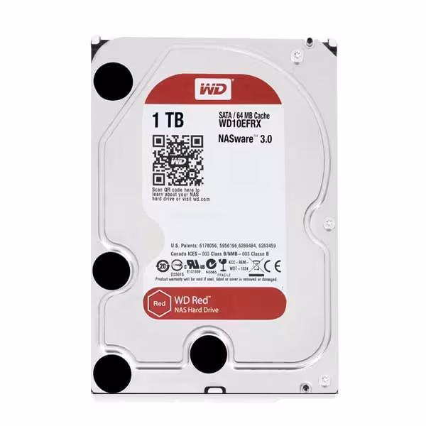 قیمت و خرید هارددیسک اینترنال وسترن دیجیتال مدل Red WD10EFRX ظرفیت 1 ترابایت | ITSKALA