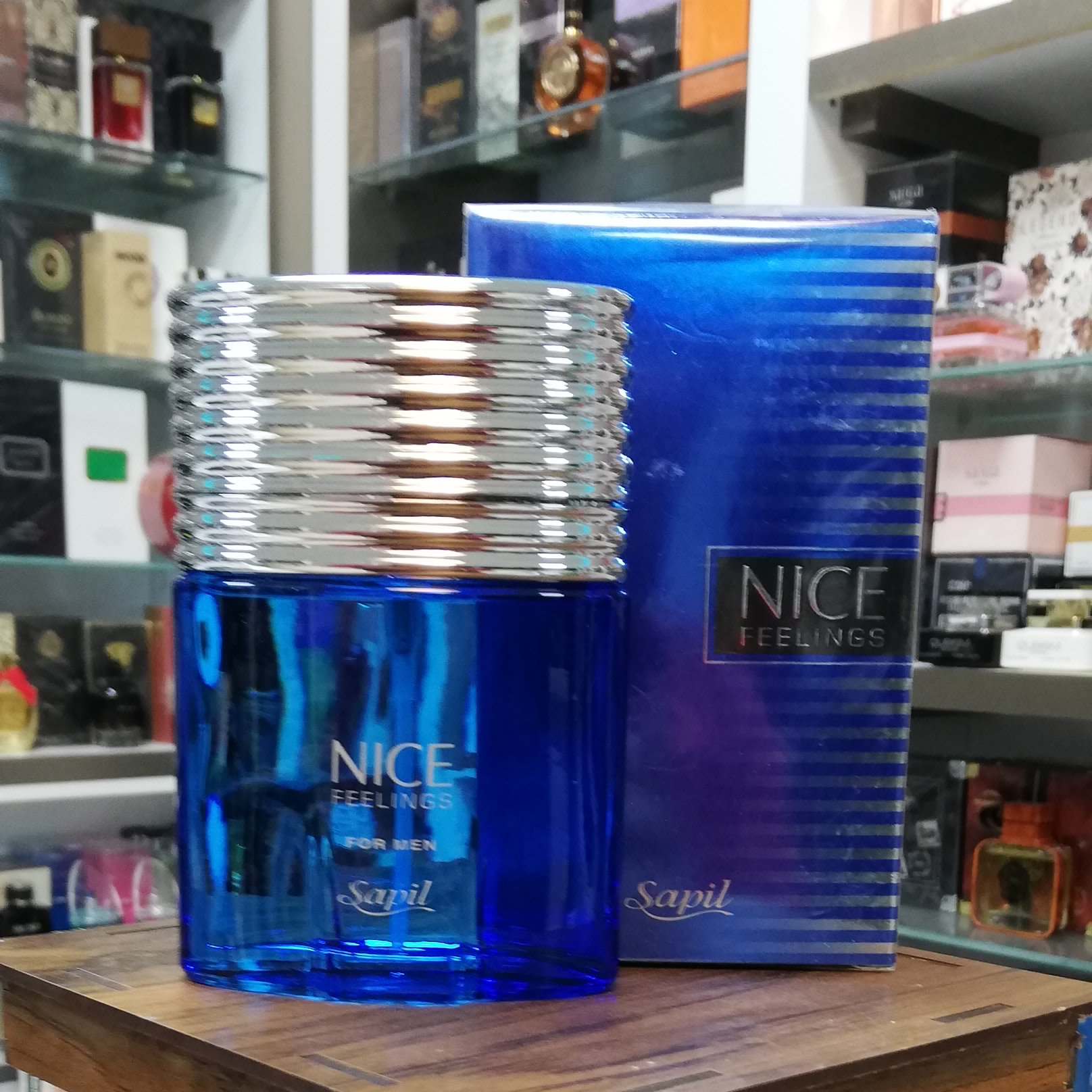 ادکلن مردانه نایس آبی ساپیل Nice Feelings حجم 75 میلی لیتر