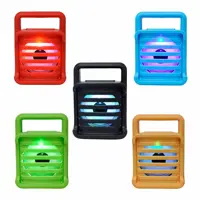 اسپیکر بلوتوثی قابل حمل مدل PORTABLE – اسپیکر شارژی با بیس قوی و نور LED