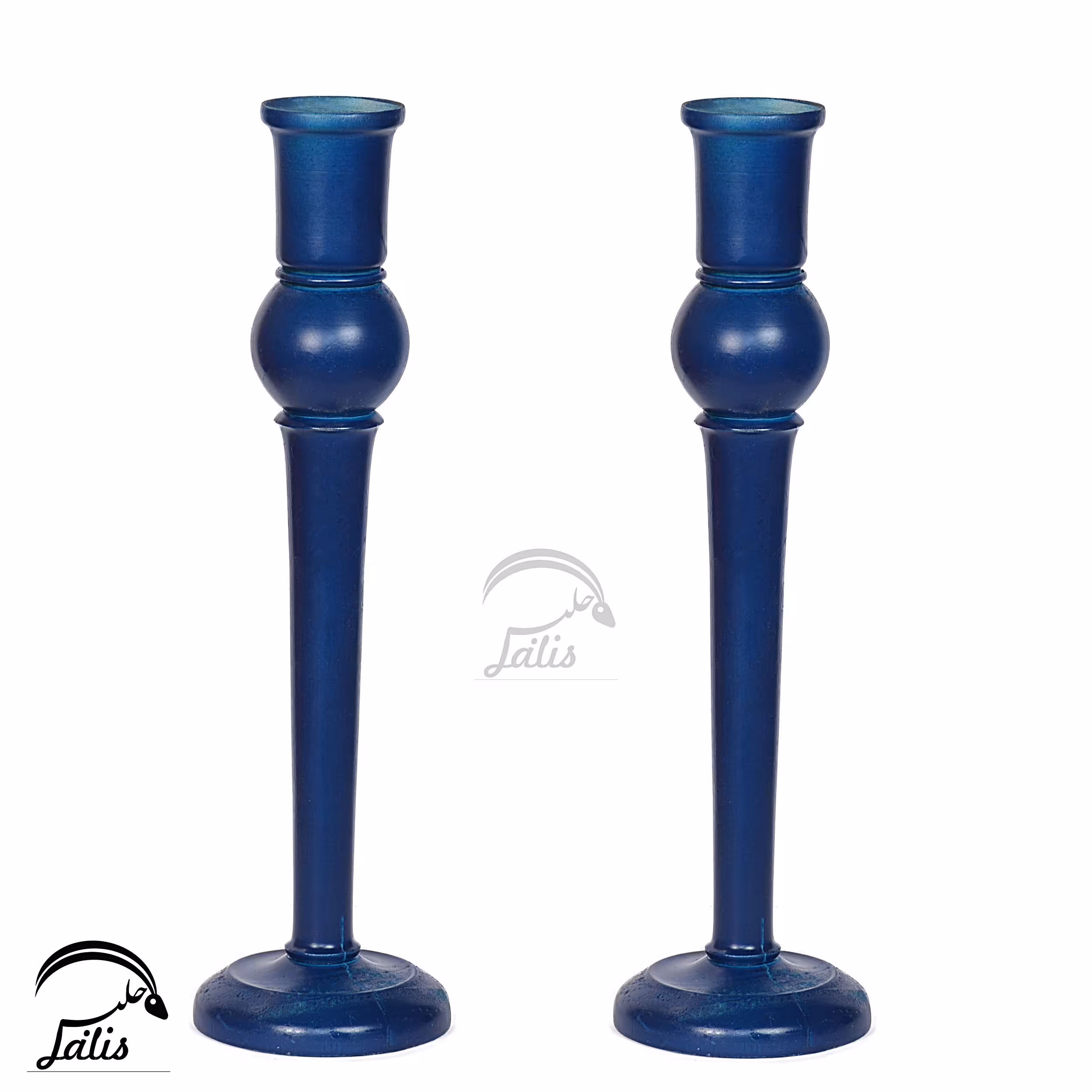 جا شمعی چوبی جلیس مدل GH مجموعه 2 عددی