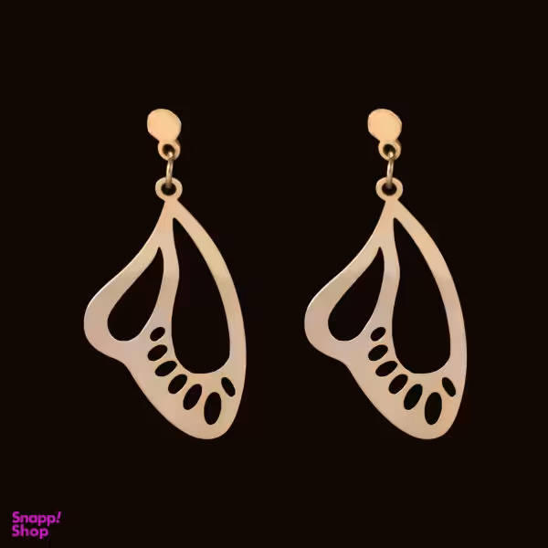 گوشواره طلا 18 عیار زنانه سانا گالری مدل پروانه کد D10006