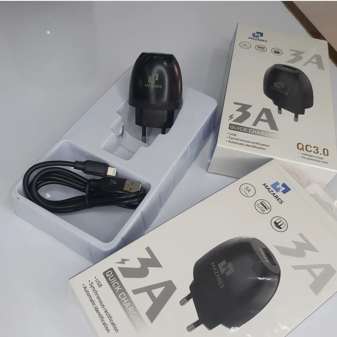 شارژر کامل آیفون با کیفیت فوق العاده عالی 