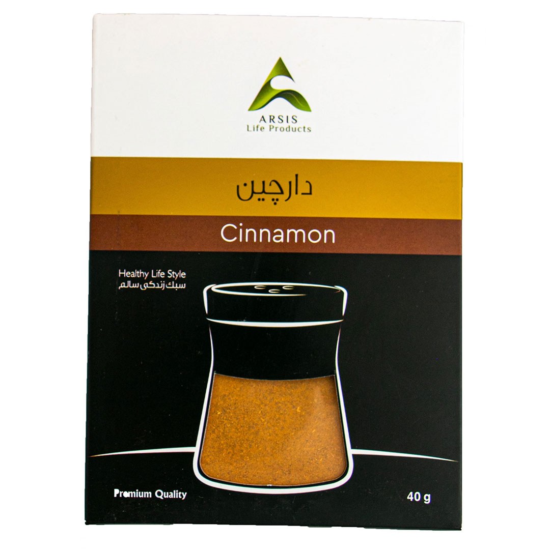 ادویه دارچین بسته بندی 40 گرمی