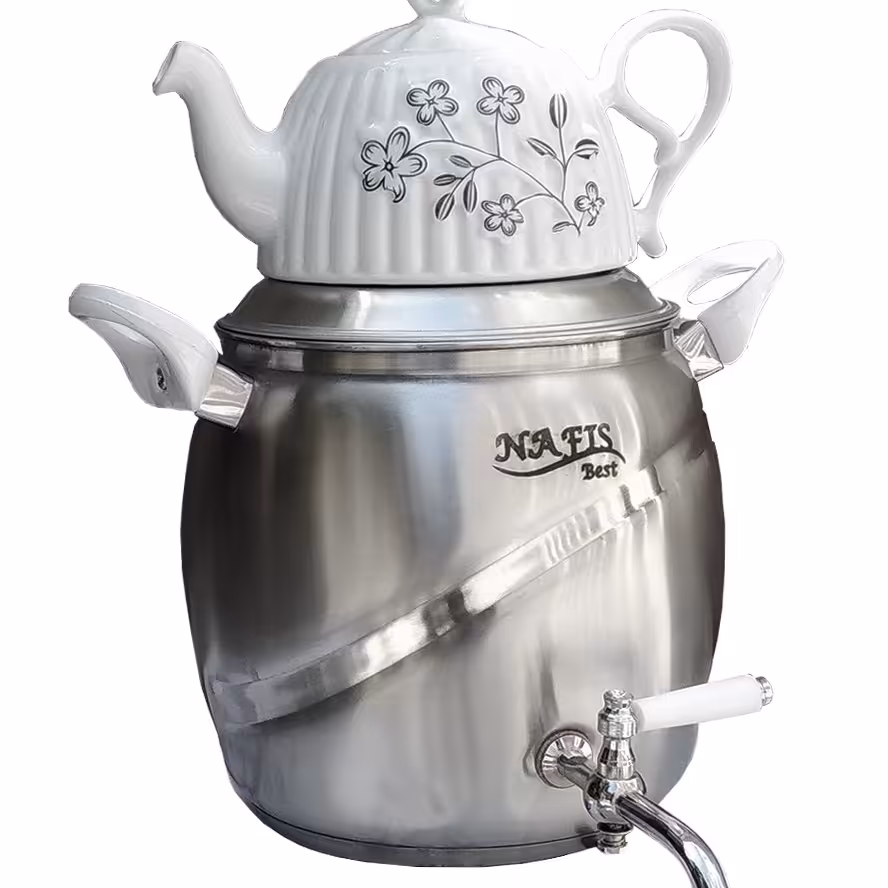 قوری کتری آستیل شیردار مکسون