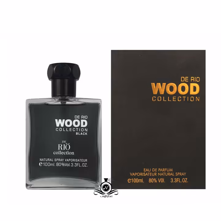 ادکلن مردانه وود مشکی ریو کالکشن DE RIO WOOD COLLECTION