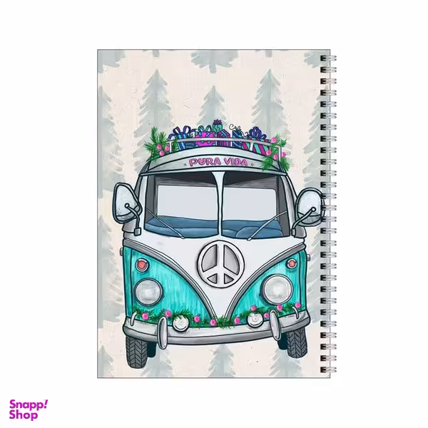 دفتر مشق 80 برگ بامبیلیپ طرح فولکس تی دو کد 5838245