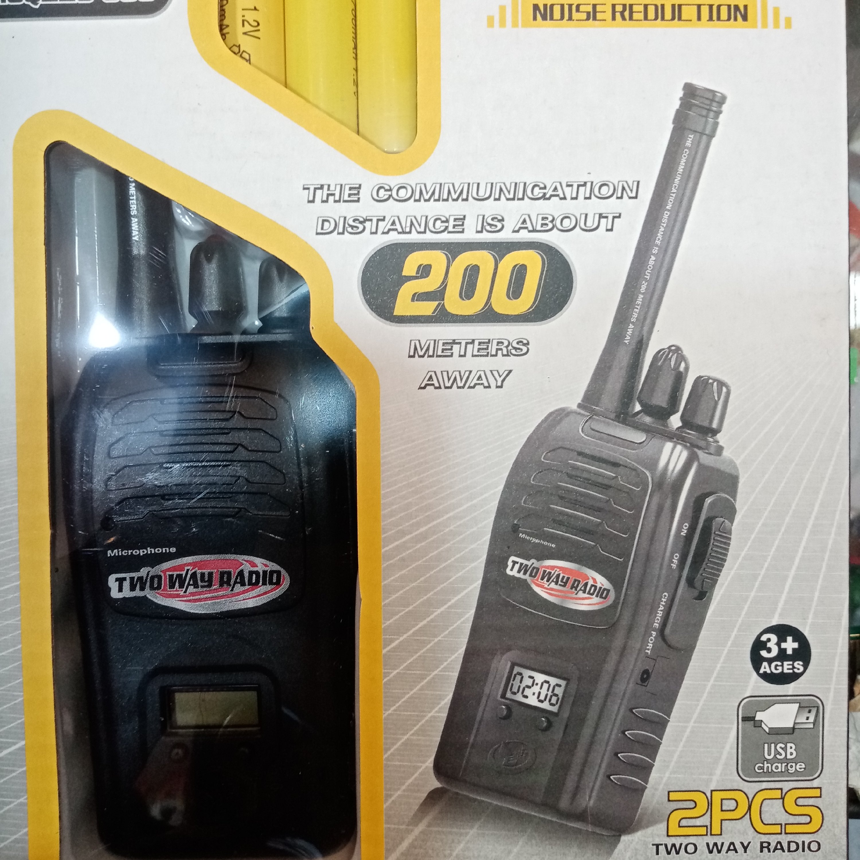 بی سیم شارژی برد بالا (200متر) اصلی اعلا بیسیم واکی تاکی