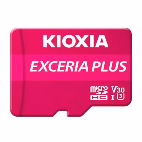 کارت حافظه‌ MICRO SD کیوکسیا C10 U3 V30 EXCERIA PLUS سرعت 100Mb/s ظرفیت 128 گیگابایت با آداپتور